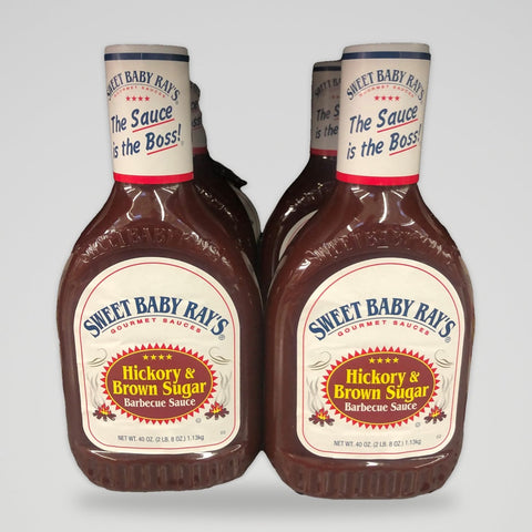 Sweet Baby Ray's Hickory & Brown Sugar Barbecue Sauce 2x40 oz Bottle