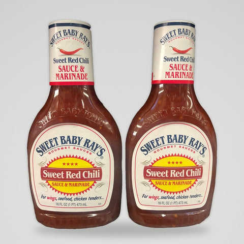2 Bottles Sweet Baby Ray's Sweet Red Chili Barbecue Sauce & Glaze, 16 oz