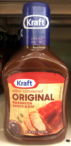 3 Bottles of Kraft Slow Simmered Original Barbecue Sauce