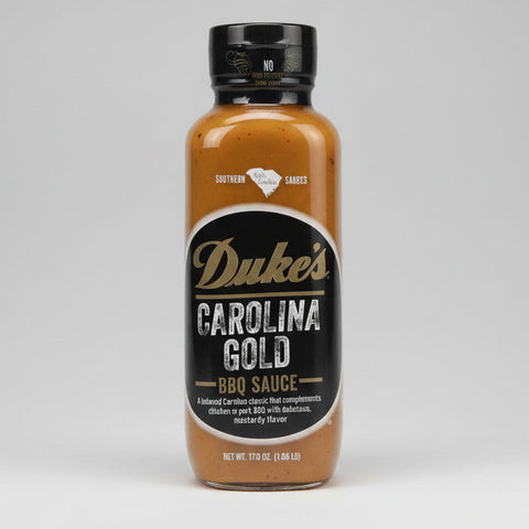 3 BOTTLES Duke's Carolina Gold BBQ Sauce Barbecue 17 oz Mayo Pork