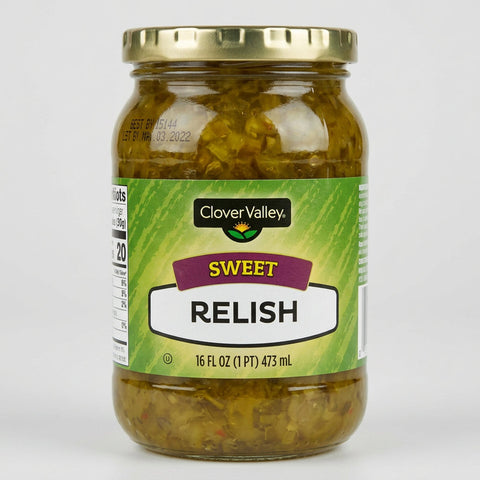 Clover Valley Sweet Pickle Relish, 16 oz
