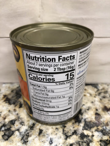 6 Cans Pearls Sliced California Ripe Black Olives 3.8 oz