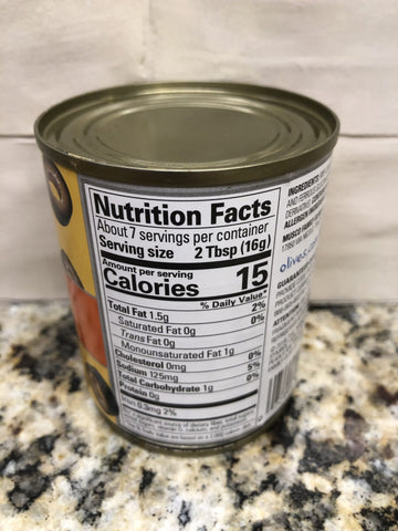 6 Cans of Pearls Sliced California Ripe Black Olives, 3.8 oz