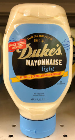 3 Bottles Duke's Light Mayonnaise Diet Dukes Mayo Sandwich Spread FREE SHIP