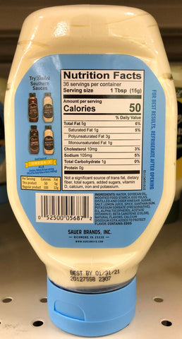 3 Bottles Duke's Light Mayonnaise Diet Dukes Mayo Sandwich Spread FREE SHIP