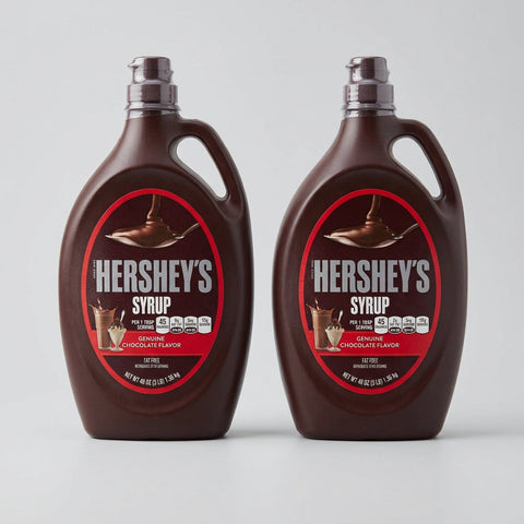 2 Bottles of Hershey's Chocolate Syrup, 48 oz