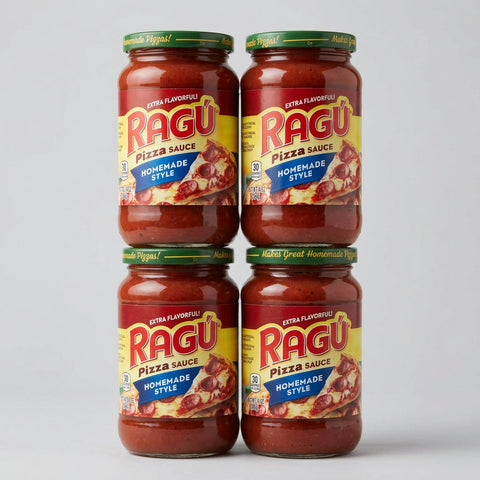 4 Jars of Ragu Homemade Style Pizza Sauce, 14 oz