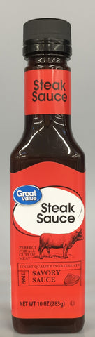 THREE BOTTLES A1 Style Great Value Steak Sauce 10 oz Chicken Meatloaf Burger