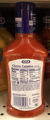 4 Bottles Kraft Classic Catalina Salad Dressing 16 oz