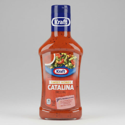 4 BOTTLES Kraft Sweet Honey Catalina Salad Dressing 16 oz