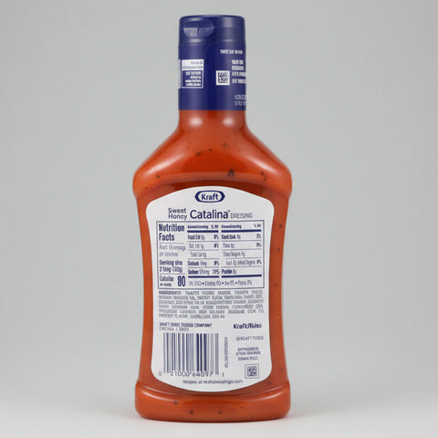 4 BOTTLES Kraft Sweet Honey Catalina Salad Dressing 16 oz