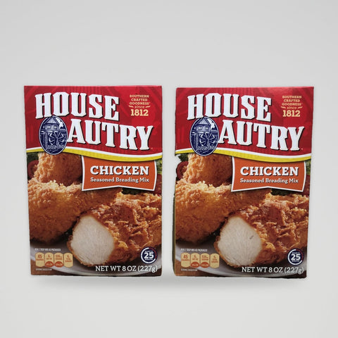 2 Boxes of House Autry Crispy Fried Chicken Breader Mix, 8 oz