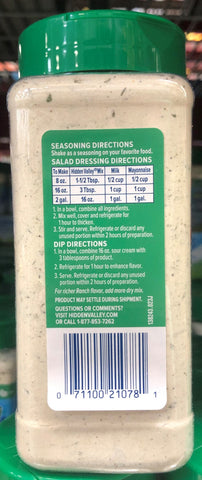 Hidden Valley Original Ranch Salad Dressing Seasoning Mix, 16 oz