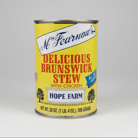 Boone Brands Mrs Fearnows Brunswick Stew 20 oz Can Soup Chicken