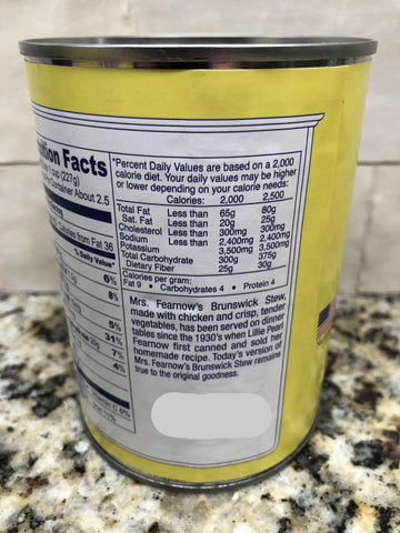 4 CANS Boone Brands Mrs Fearnows Brunswick Stew 20 oz Can Soup Chicken