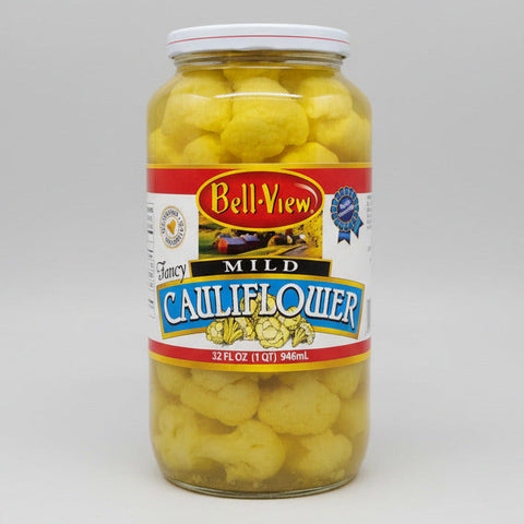 Bell-View Cauliflower Mild 32.0 FL OZ pickled sweet tangy pickle