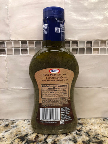 3 BOTTLES Kraft Parmesan Pesto Olive Oil Vinaigrette Salad Dressing 14 oz FREE SHIP