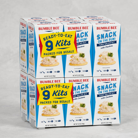 18 Boxes Bumble Bee Tuna Salad Snack on the Run 3.5 oz