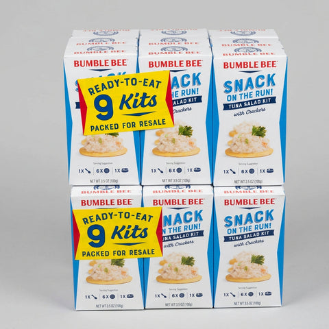 18 Boxes Bumble Bee Tuna Salad Snack on the Run 3.5 oz