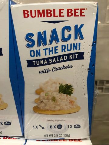 18 Boxes Bumble Bee Tuna Salad Snack on the Run 3.5 oz
