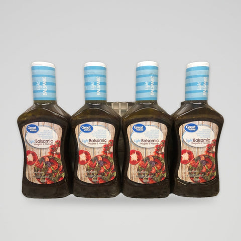 4 Bottles of Great Value Balsamic Vinaigrette Salad Dressing & Marinade, 16 oz