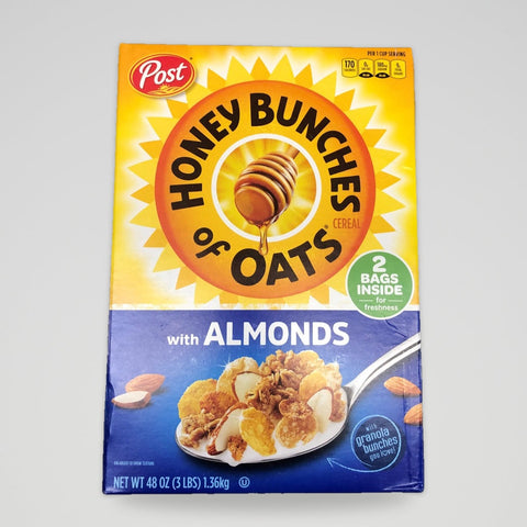Post Honey Bunches of Oats with Crispy Almonds Cereal, 48 oz