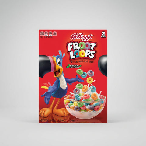 Kellogg's Froot Loops Cereal, 43.6 oz