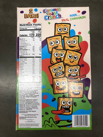 General Mills Cinnamon Toast Crunch Cereal, 49.5 oz