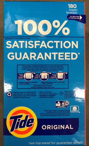 Tide HE Ultra Powder Laundry Detergent 254 oz. 180 loads Washing