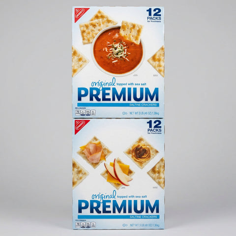 2 Boxes of Nabisco Original Premium Saltine Crackers, 48 oz