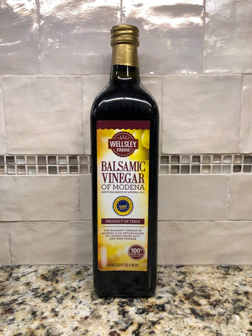 2 Bottles Wellsley Farms Balsamic Vinegar 1L Modena Italy Grape