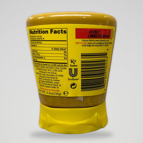 Colman's of Norwich Original Mustard, 5.3 oz