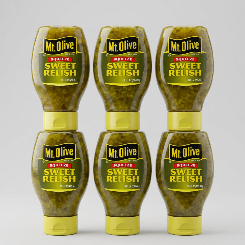 Mount Olive Squeeze Sweet Pickle Relish, 10 oz
