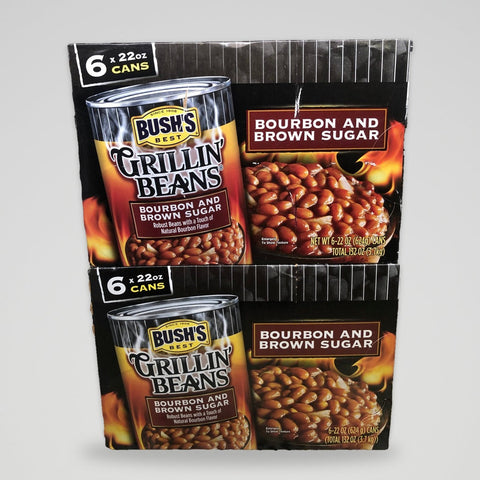 12 Cans Bush's Grillin' Baked Beans Bourbon and Brown Sugar 22 oz (Copy)
