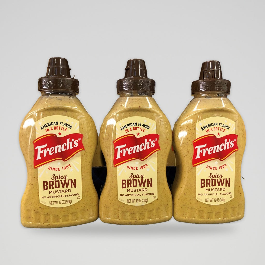 French's Spicy Brown Deli Mustard, 12 oz