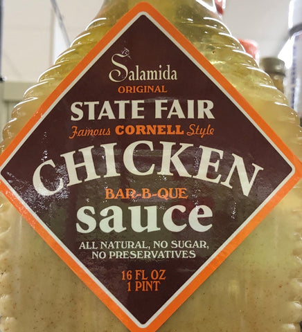 2 Bottles Salamida Original State Fair Famous Cornell Style Chicken BBQ Sauce