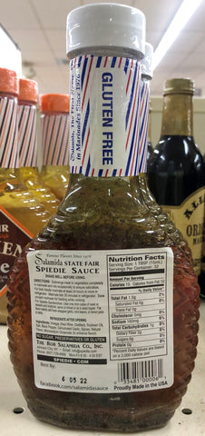 2 Bottles Salamida Original State Fair Spiedie Sauce Marinade Meat