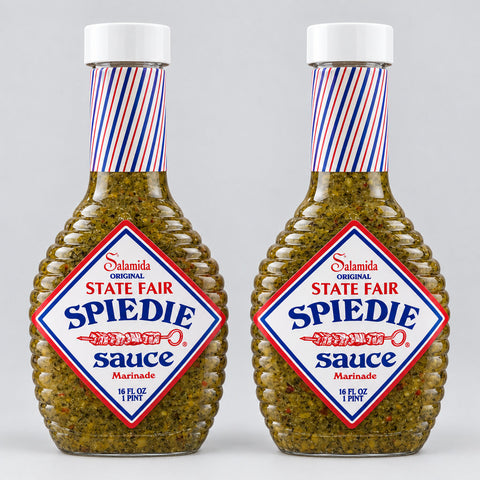 2 Bottles Salamida Original State Fair Spiedie Sauce Marinade Meat