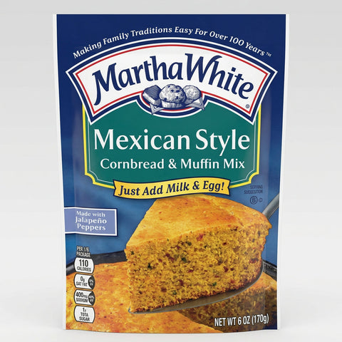 Martha White Mexican Style Cornbread & Muffin Mix, 6 oz