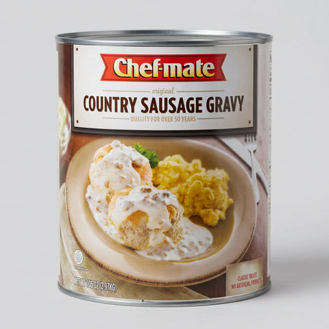 Huge Can Chef Mate Country Sausage Gravy, 6 lb