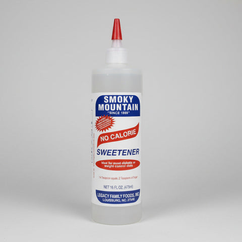 3 Bottles of Smoky Mountain No Calorie Sweetener, 16 oz