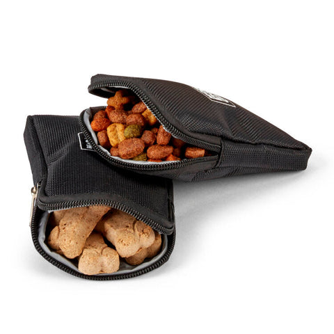 Black Mobile Dog Gear Pet Carrier PLUS Tote with Lined Food Puppy