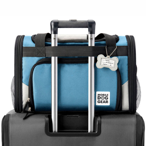 BLUE Mobile Dog Gear Pet Carrier PLUS Tote with Lined Food Puppy
