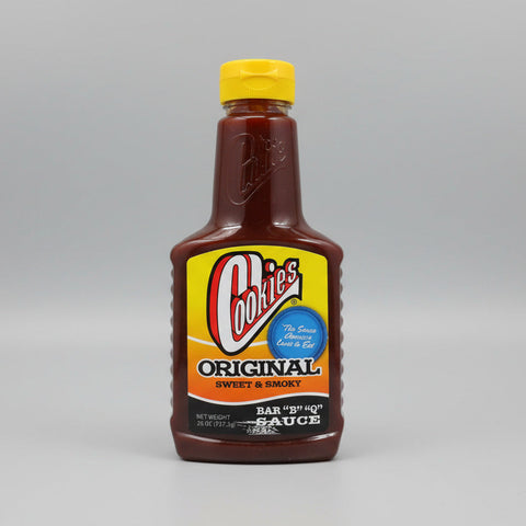 4 BOTTLES Cookies Original Sweet & Smoky Bar B Q Sauce Ribs Chicken
