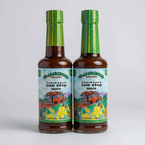 2 Bottles of Walkerswood One Stop Savoury Sauce, 6 oz