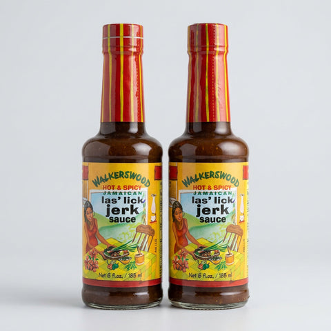 2 Bottles of Walkerswood Las’ Lick Jerk Sauce, 6 oz