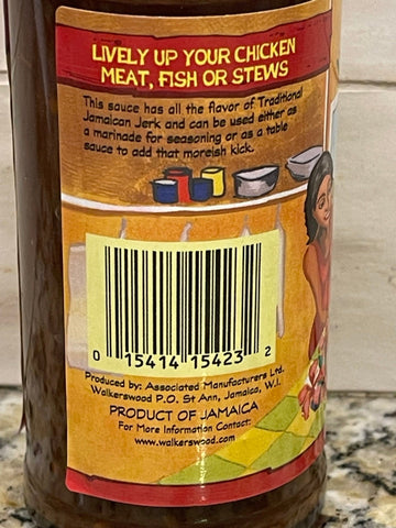 2 Bottles of Walkerswood Las’ Lick Jerk Sauce, 6 oz