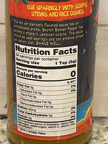 2 Bottles of Walkerswood Scotch Bonnet Pepper Sauce, 6 oz