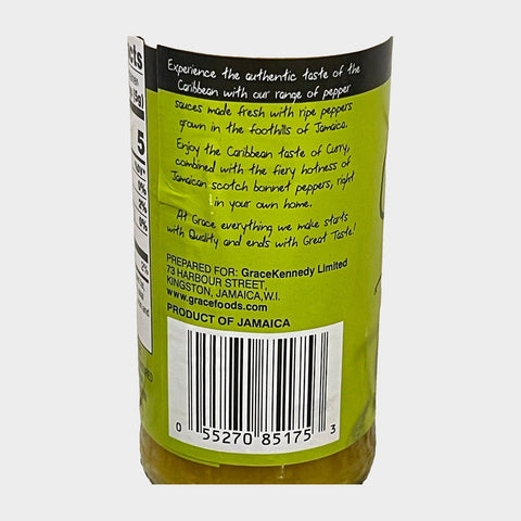 2 Bottles of Grace Caribbean Curry Scotch Bonnet Hot Pepper Sauce, 4.8 oz