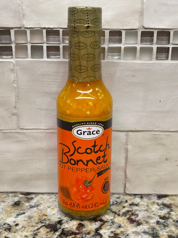 2 BOTTLES Grace Scotch Bonnet Hot Pepper Sauce 4.8 oz Jamaican